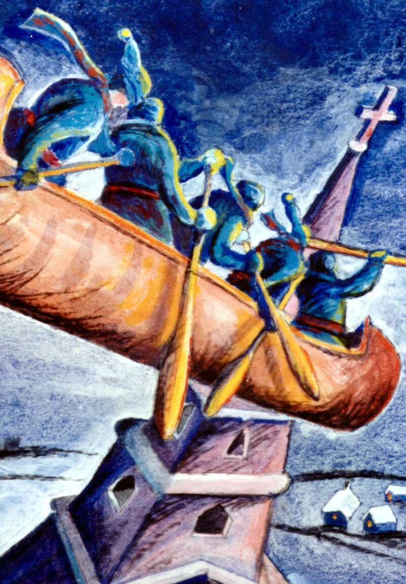 The Legend of the Flying Canoe