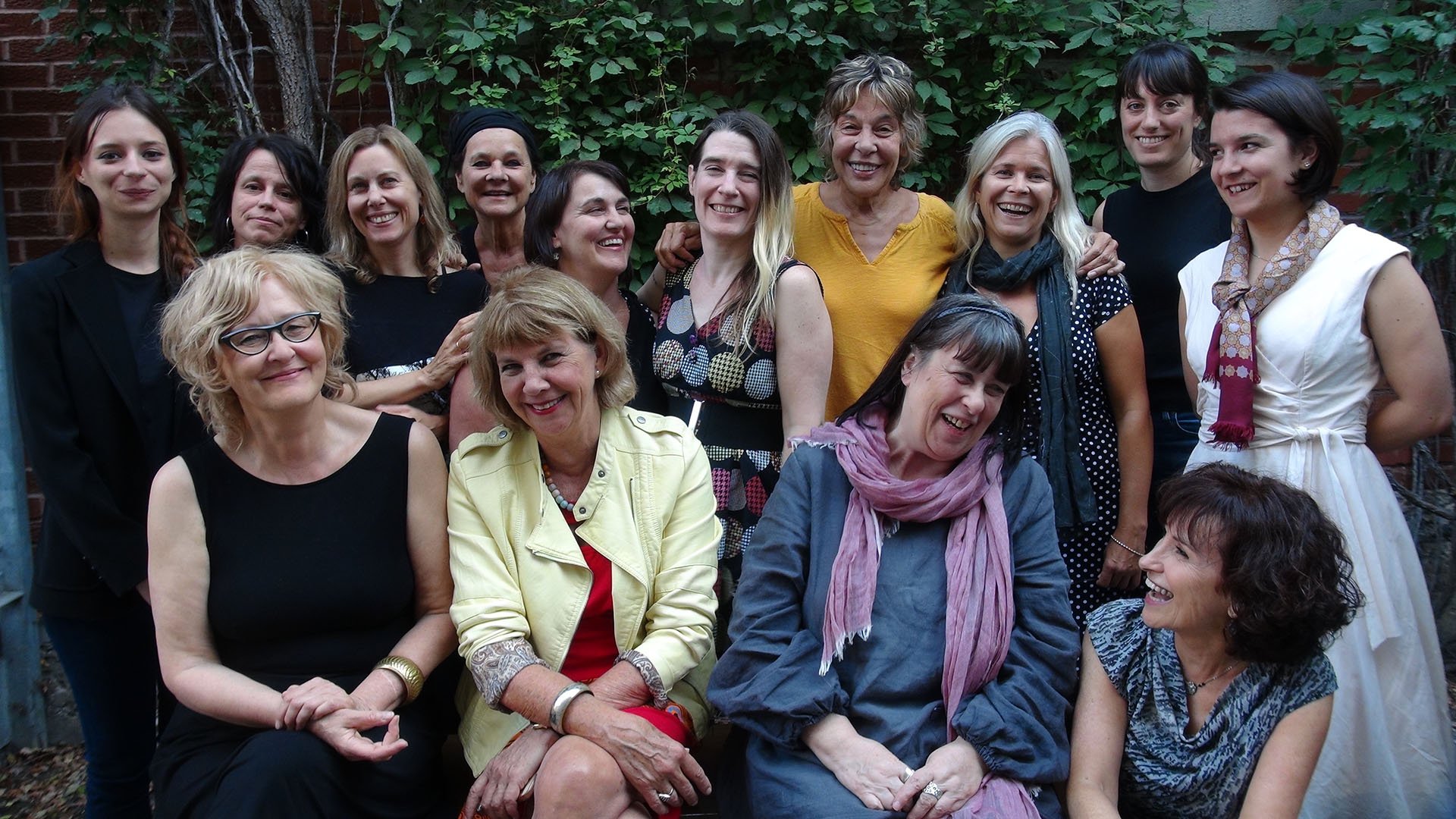 L'équipe de Vidéo Femmes présente lors de l'atelier Wiki (2018)