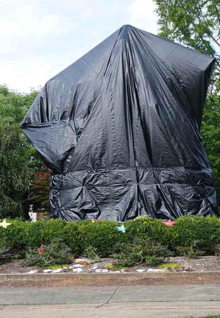 La statue de Robert E. Lee à Charlottesville