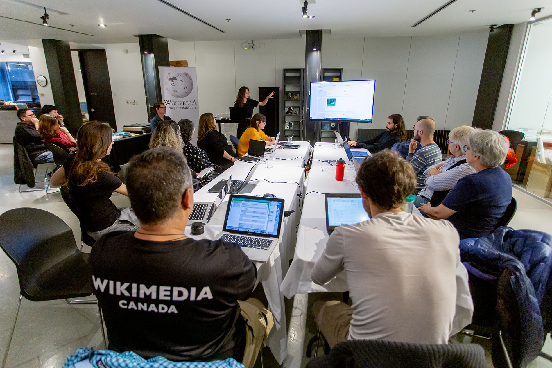 Wikipedia workshop around GIV