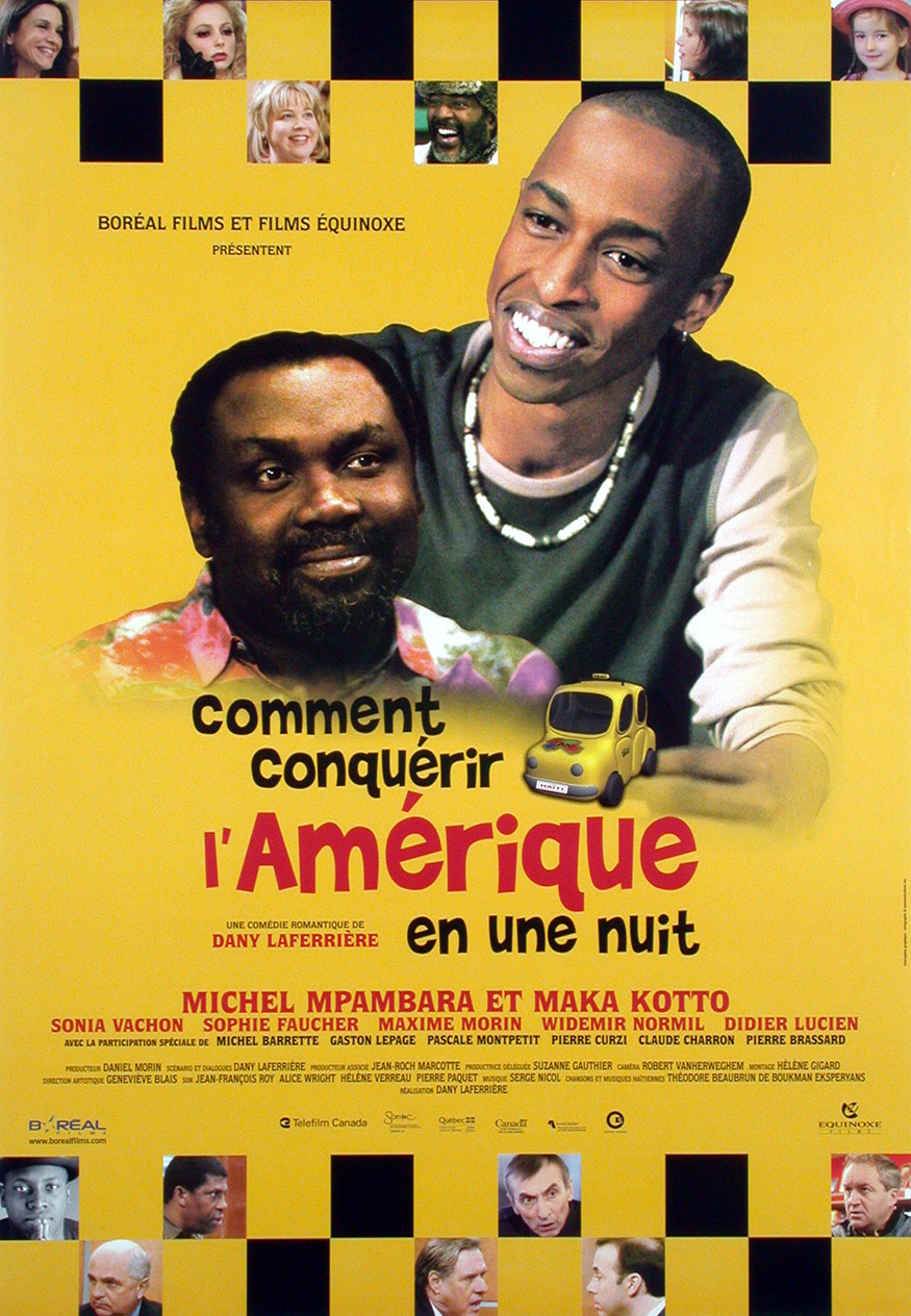 Affiche du film Comment conquérir l'Amérique en une nuit (Dany Laferrière)