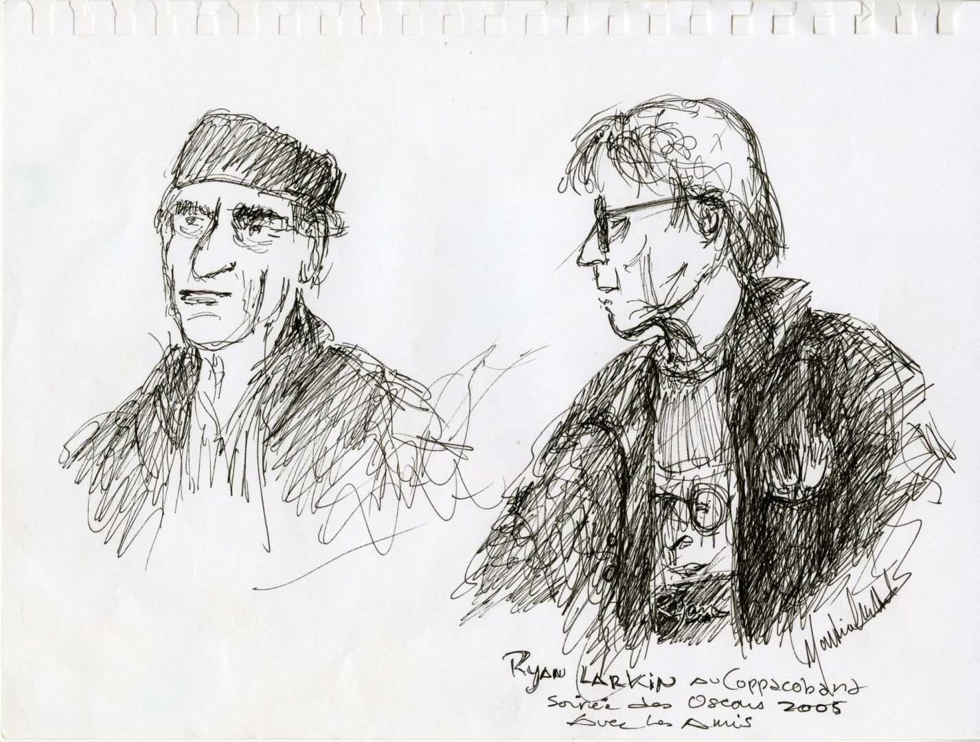 Ryan Larkin - Dessins de Martine Chartrand - La Cinémathèque québécoise Ryan Larkin - Dessins de Martine Chartrand - La Cinémathèque québécoise
